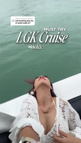 Replying to @cimieyyy Must-do in LGK! I sendiri dah naik 4 kali 😂 I book kat @Golden Eagle Cruise Langkawi 