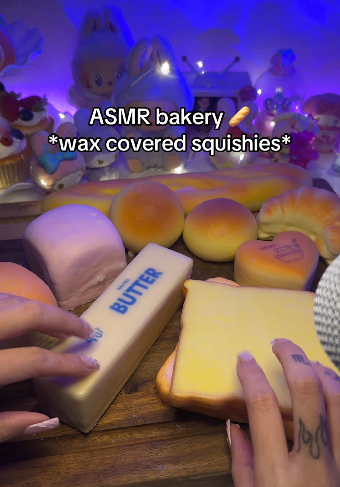 peep my new labubus in the background #asmr 