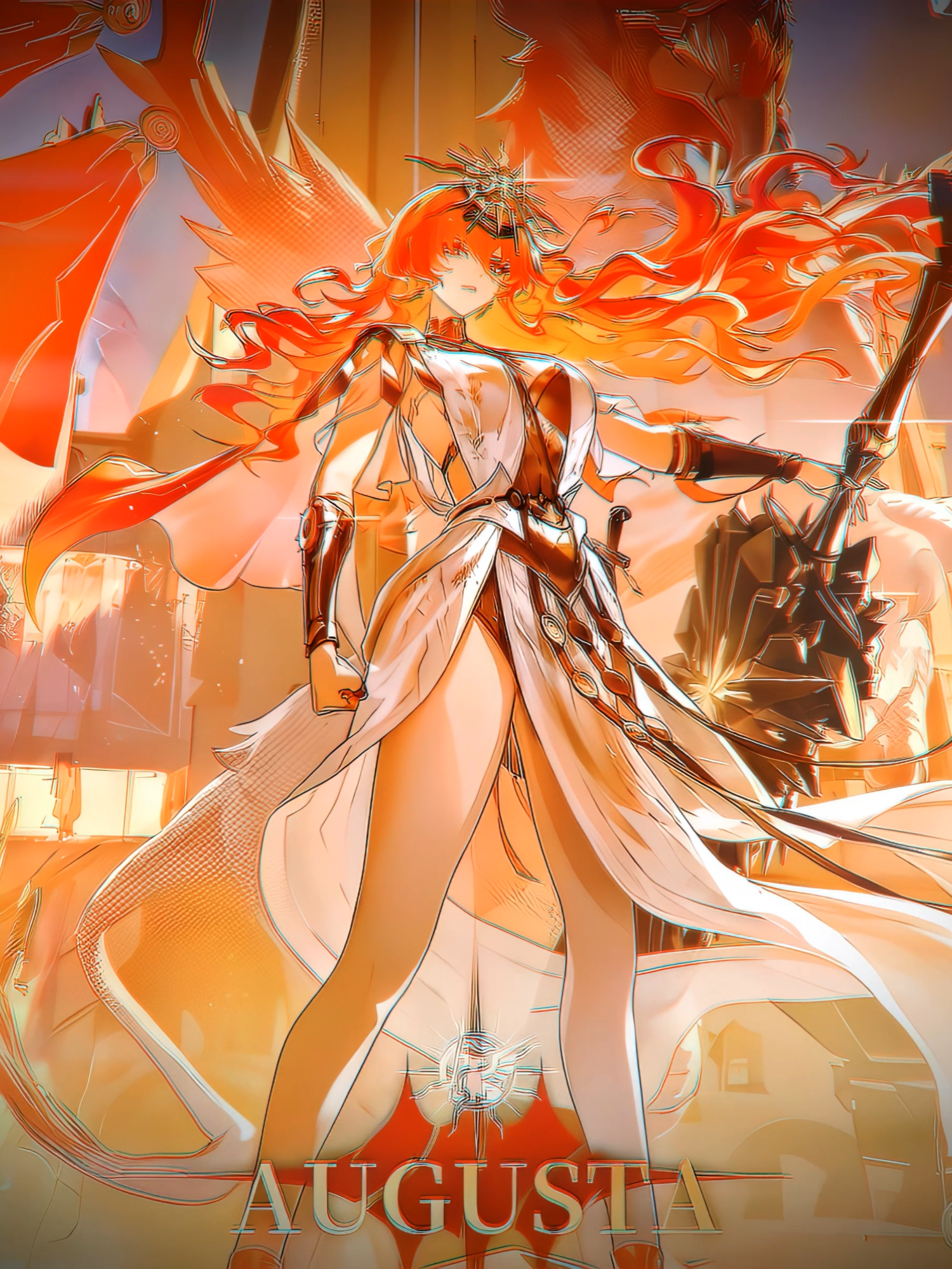 she looks so great with that big sword #augusta #wutheringwaves #wuwacreator #wuwacontest25 #アニメ #hanasq #emiyaavfx