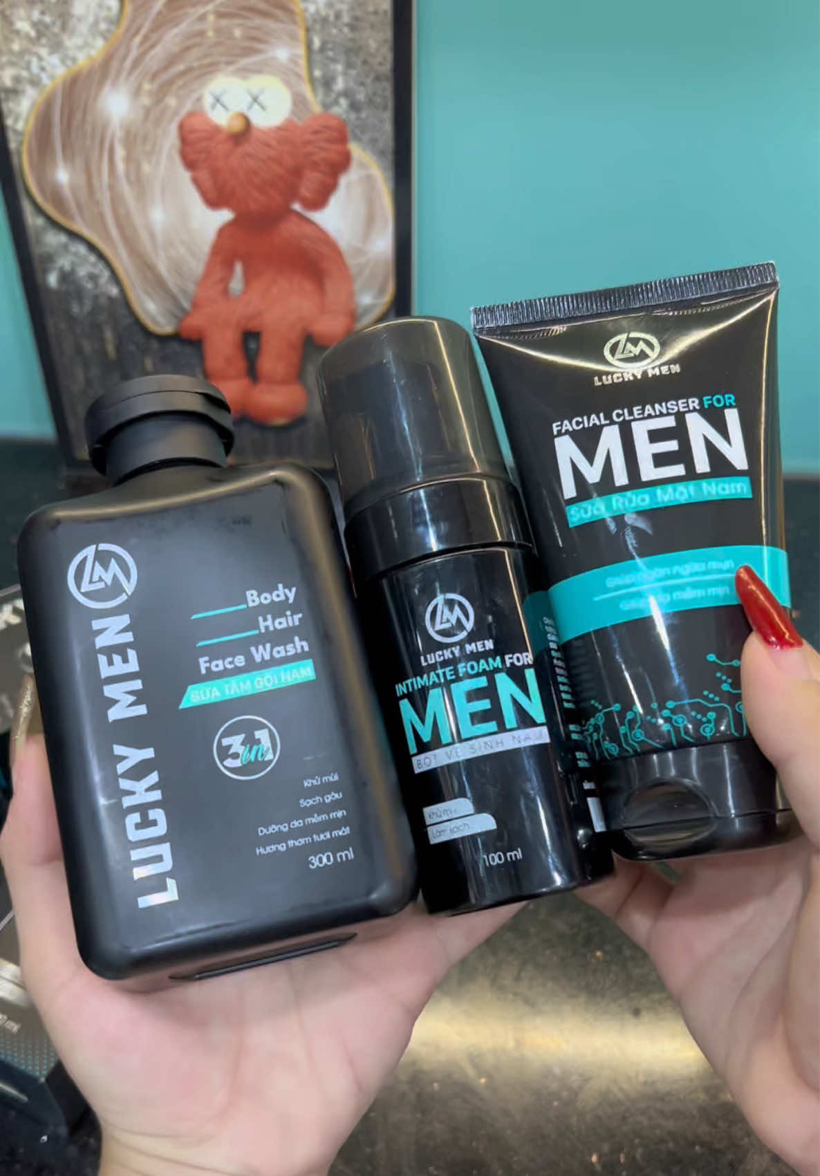 Combo 3 chai Dầu gội sữa rửa mặt vệ sinh nam cuốn hút dành cho nam của nhà Luckymen chỉ 207k miễn ship#emkieutaphoa #luckymen #daugoinam #botvesinhnam #suaruamatnam #botvesinhnamluckymen