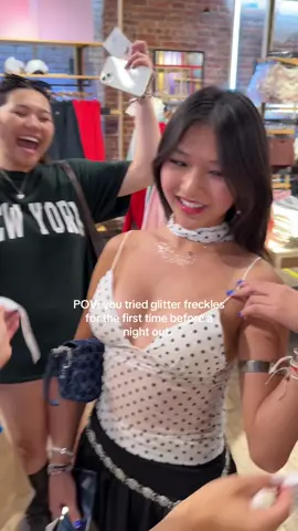 a little surprise @Urban Outfitters #glitterfreckles #fyp #urbanoutfitters 
