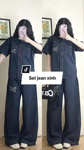 Set xinhh#reviewquanao #quanjean #setjean #setdep #goclamdep #outfit #nicool #xuhuongtiktok #viral 