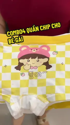 SET 4QUẦN CHIP CHO BÉ #thoitrangtreem #quanchipchobe #quanchipbegai 