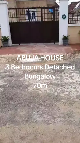 ABUJA HOUSE  3️⃣Three bedroom bungalow with 3 toilet 🚽🚽🚽& pop alone in the compound  @ phase 4 district centre kubwa Abuja  Price: 70m net #investment  #realestate  #business  #environment  #familytime  #beautiful 