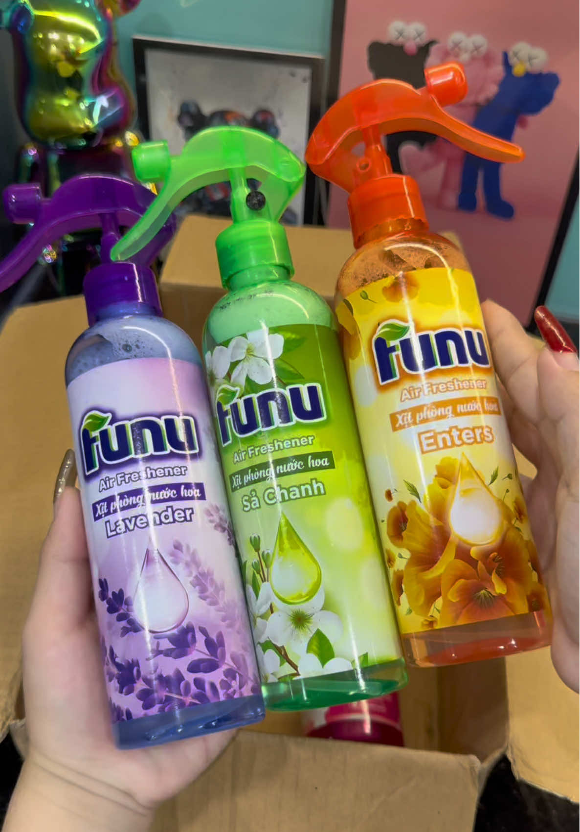 Xịt phòng tinh dầu nước hoa Funu #emkieutaphoa #xitphong #xitphongtinhdau #funu #xitphongfunu