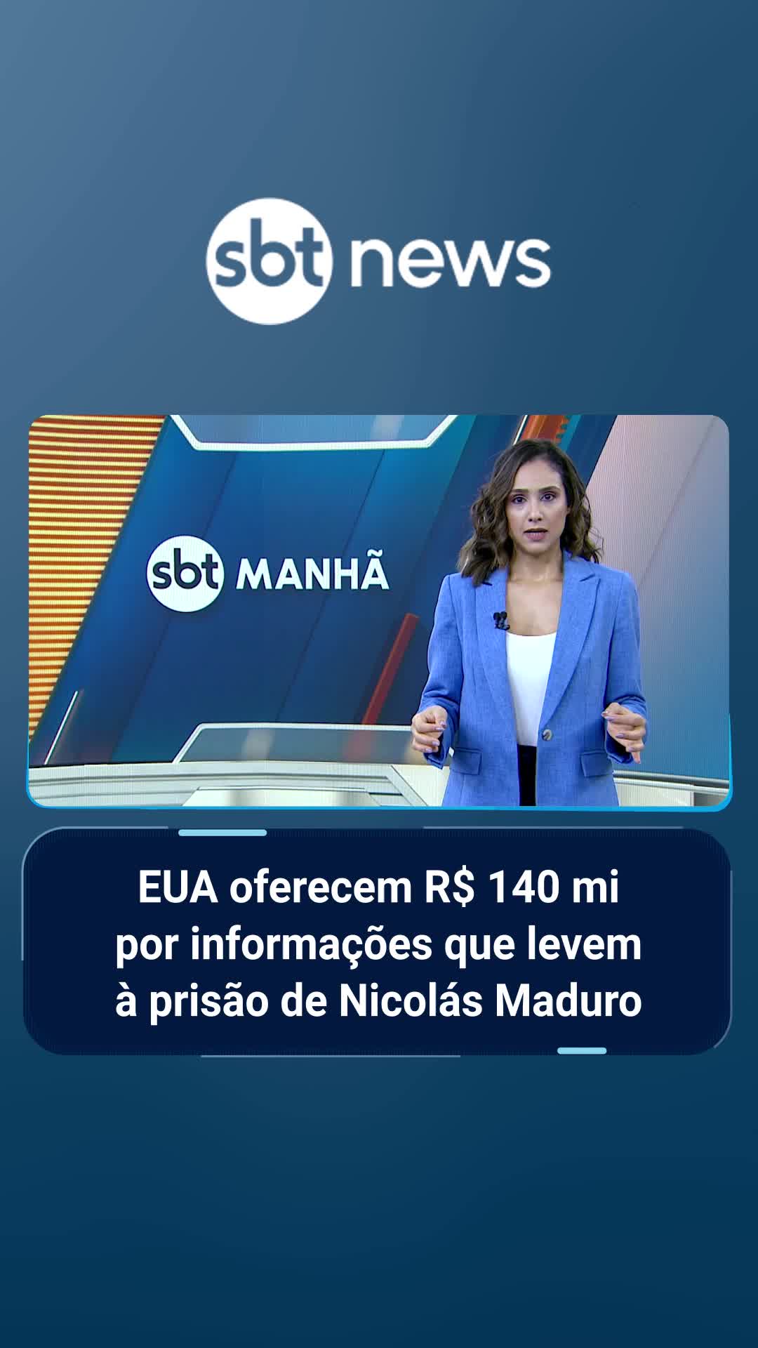 A agência antidrogas dos Estados Unidos divulgou um cartaz oficial oferecendo US$ 25 milhões (cerca de R$ 140 milhões) por informações que levem à prisão de Nicolás Maduro. O presidente da Venezuela é acusado de conspiração com narco-terrorismo, tráfico de drogas e uso de armas ilegais. Os EUA afirmam que Maduro integra o grupo criminoso conhecido como 