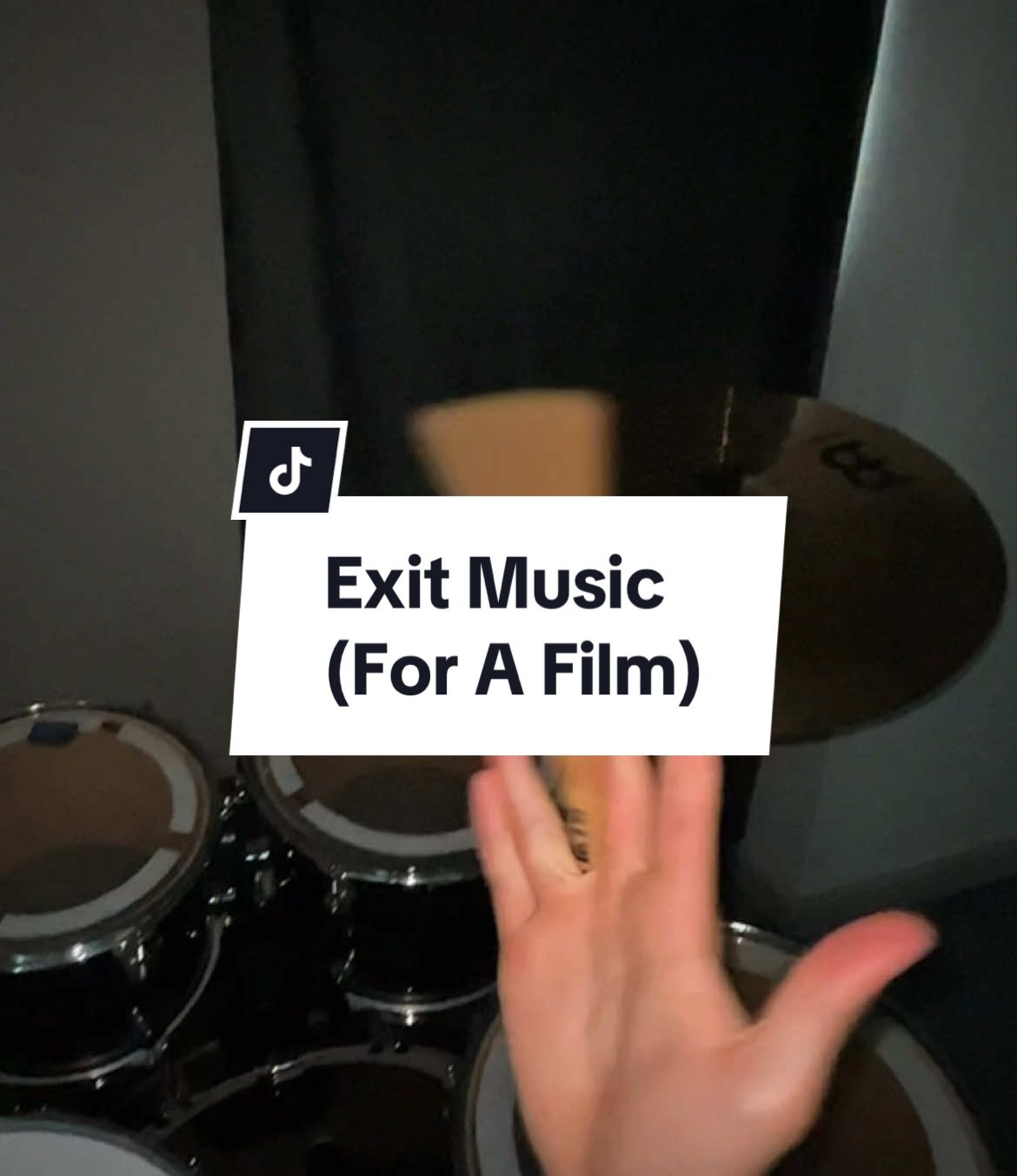 Exit Music (For A Film)🍿🎥 #drums#drumcover#fyp#FYP#viralvideos#musictok#exitmusic#radiohead@Radiohead 