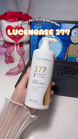 Dưỡng thể trắng da lotion 377 Lucenbase #duongthe #duongthetrangda #duongthe377 #duongthelucenbase #377 #lucenbase #xh #xhtiktok #xuhuong #Tramreviewunboxing 