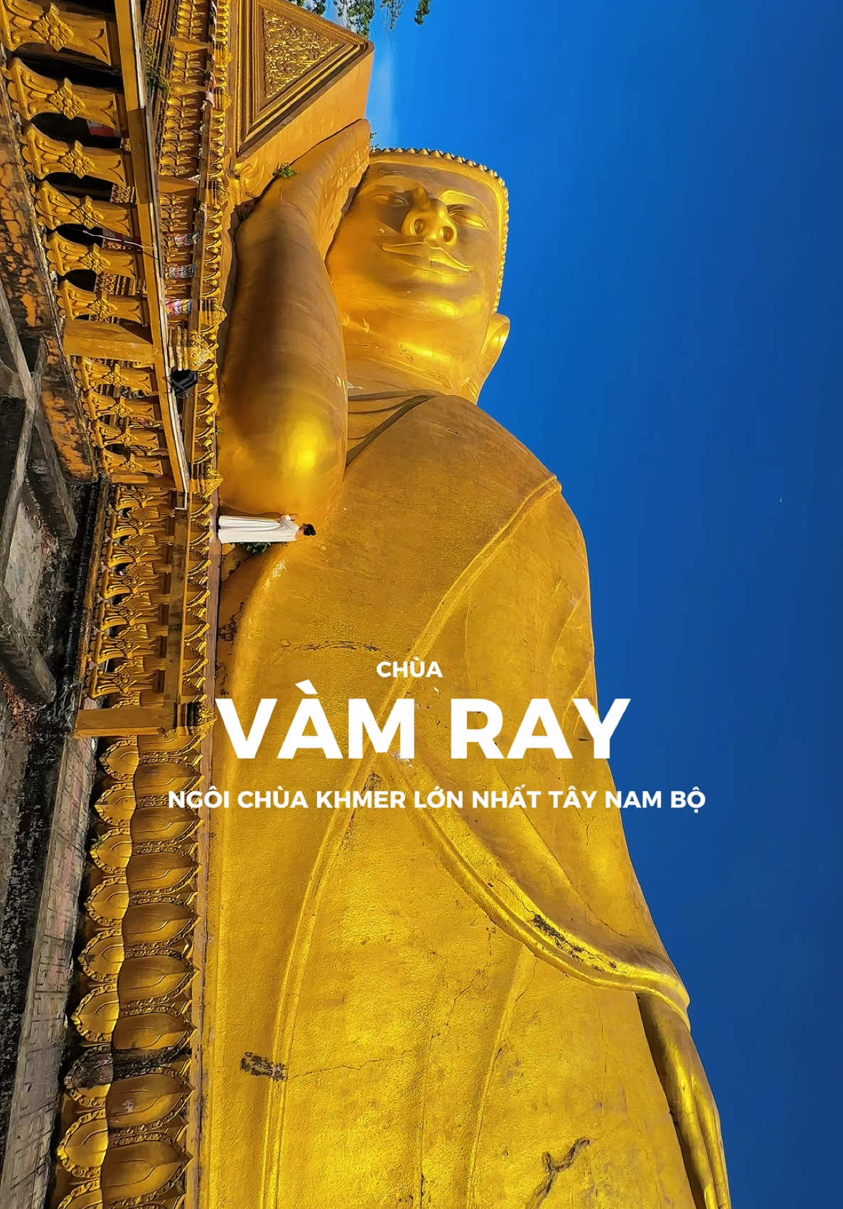 Ngôi chùa Khmer lớn nhất Tây Nam Bộ - Chùa Vàm Ray #fyp #mandikhapvietnam #vietnam #travinh 