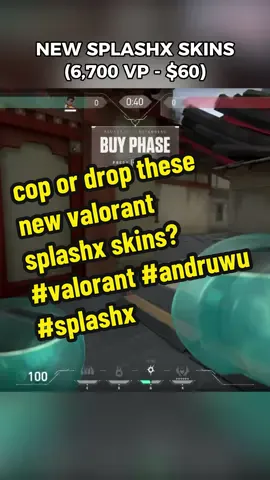 cop or drop these new valorant splashx skins? #Valorant #andruwu #splashx