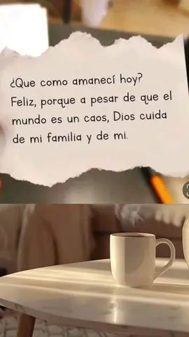 Hoy Amanecí Feliz, porque Dios cuida de mí.  #Dios #fe #jesus #buenosdias #mujervirtuosaencristo 
