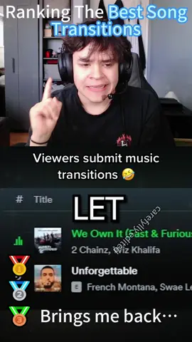 Ranking The Best Song Transitions#fyp #foryou #viral #weather