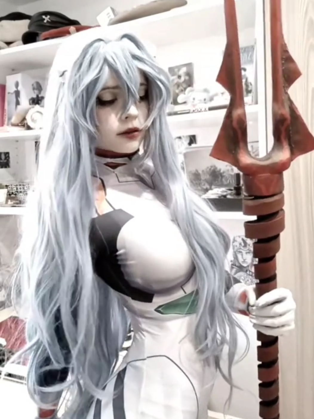 I love Illuminaty sm #reiayanami #neongenesisevangelion #ngecosplay #nge #malicemizer #vkei 
