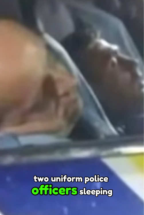 Two uniform police officers sleeping #cops #firstamendmentauditor #police #copsoftiktok 