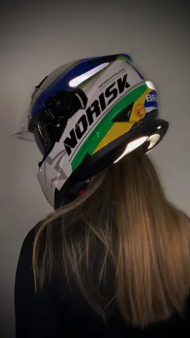 Meu novo queridinho🩷 norisk de brazil #norisk #brasil #noriskbrasil #capacete #moto 
