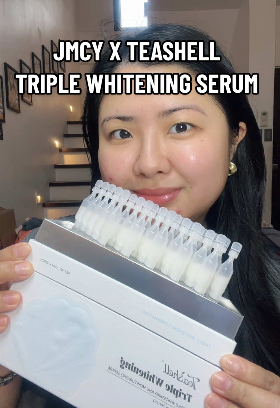 JMCY X TEASHELL Triple Whitening Serum #jmcyxteashell #serum #teashellwhiteningserum #skincare #fyp 😍