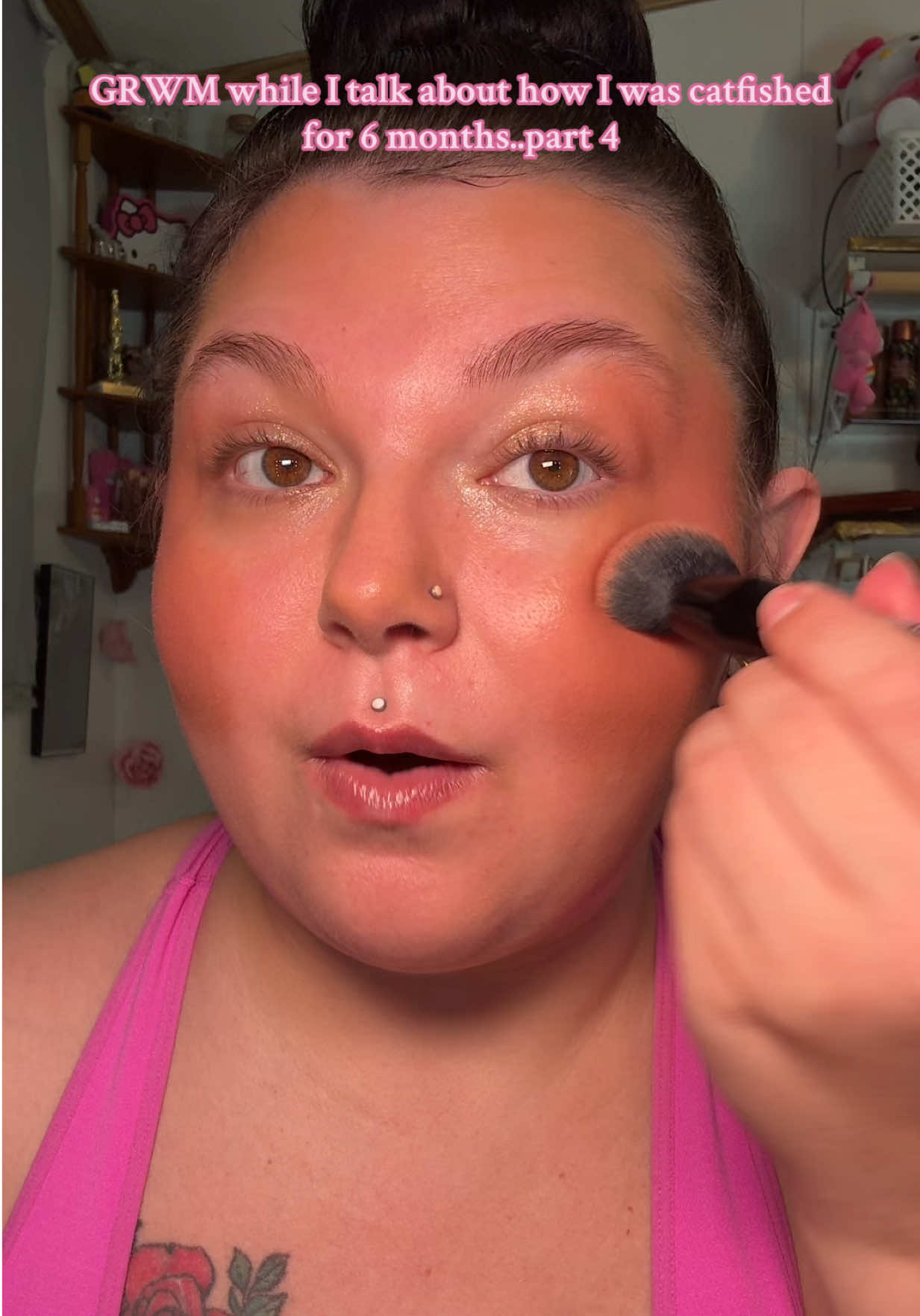 #grwm #makeupgrwm #catfish #storytime 