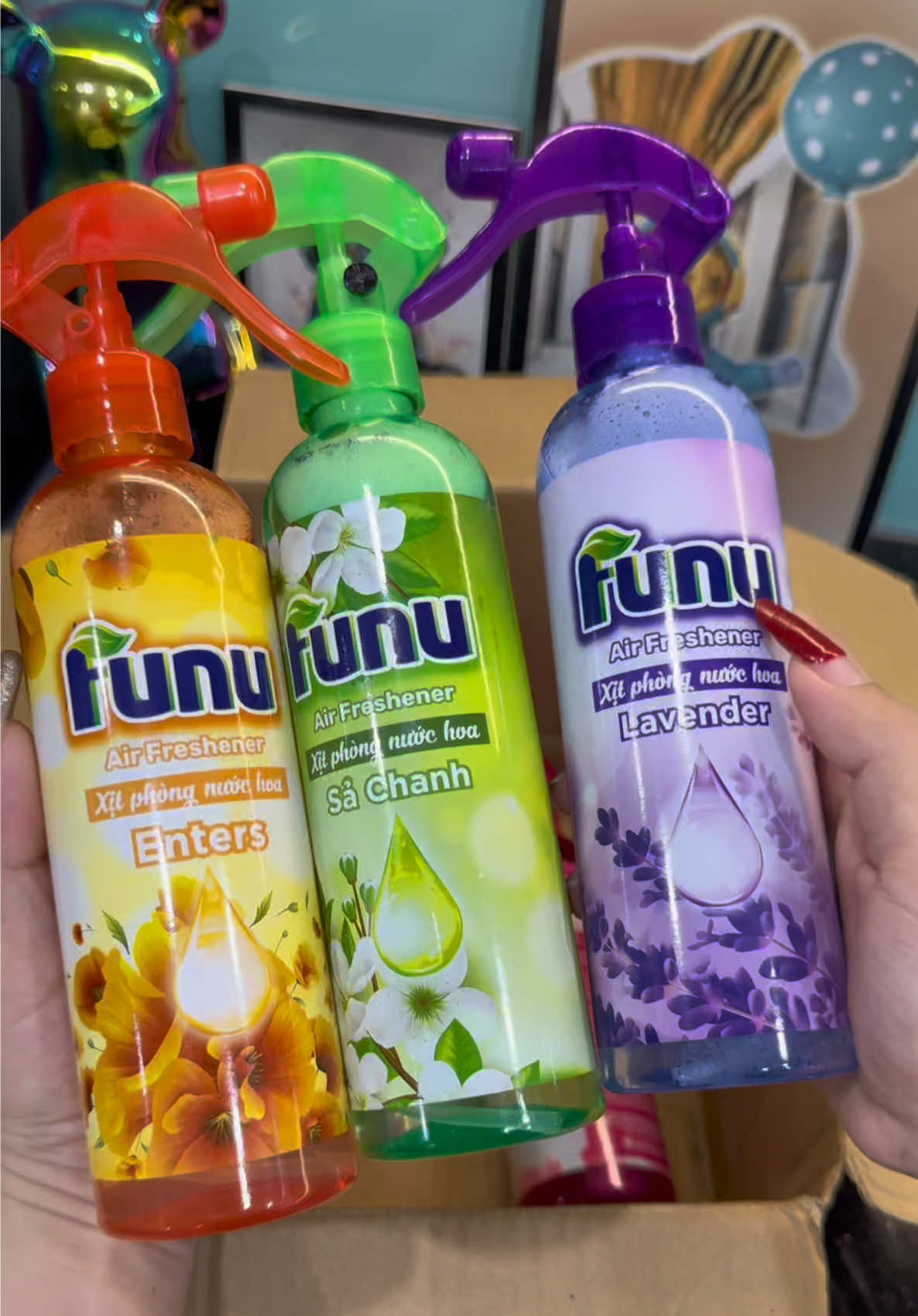 Xịt phòng tinh dầu nước hoa Funu #emkieutaphoa #xitphong #xitphongtinhdau #funu #xitphongfunu
