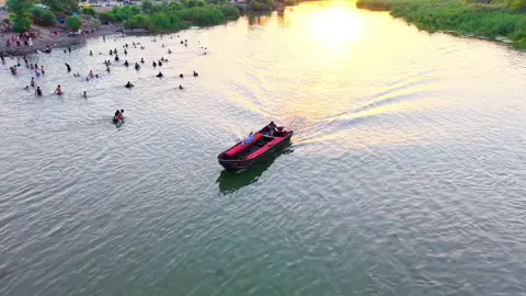 الاجواء الصيفية على نهر الفرات في ديرالزور 🏞 #تفاصيل_فراتية 