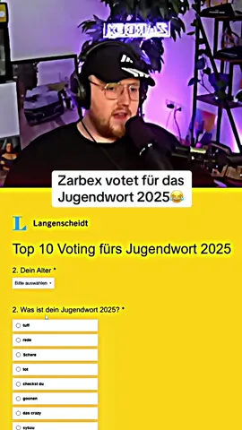 Wieso ist Goonen dabei😭 #zarbex #highlights #voting #jugendwort #meinung #fy #CapCut 
