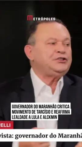 O #governador do #Maranhão, Carlos Brandão, criticou nesta terça-feira (29/7), em entrevista ao Metrópoles, o movimento de Tarcísio e reafirmou lealdade a Lula e Alckmin. #TikTokNotícias  📹 Metrópoles