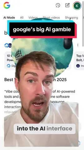 Google integrates AI into Search in the U.K… potentially a an existential threat to their advertising empire?  I get why they are doing it but this is a RISKY pivot #learnai #technology #google 