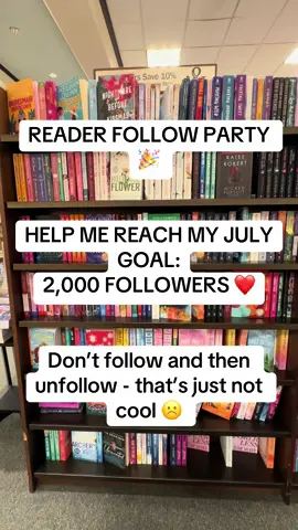 I just need 300 more to hit my goal! #readerfollowparty #BookTok #fyp 