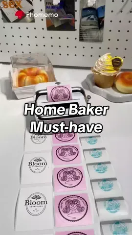 I just found a perfect label printer for home bakers😍🥯It can print pretty labels so easily! 🍄Phomemo M250 label printer  🔗 in my bio #phomemo #funmemolife #baking #label #labelmaker #labelprinter #bakery #baker #bakerlife #labels #fyp #food #homemade #SmallBusiness #smallbusinessowner