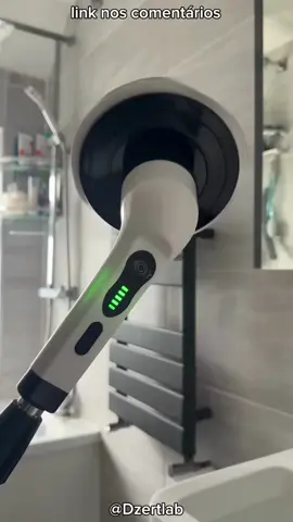 Esfregão de limpeza elétrico! contendo 9 funções! link nos comentários #tiktok #shopee 