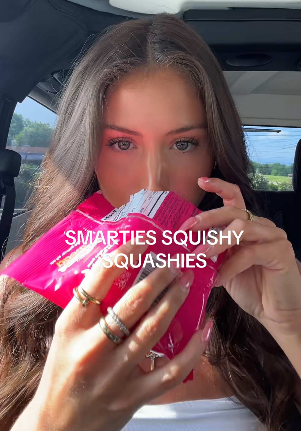 interrupting my usual content to be passionate about squishy food for a second enjoy @Smarties @Smarties Squashies #candy #squishycandy #smartiessquashies 
