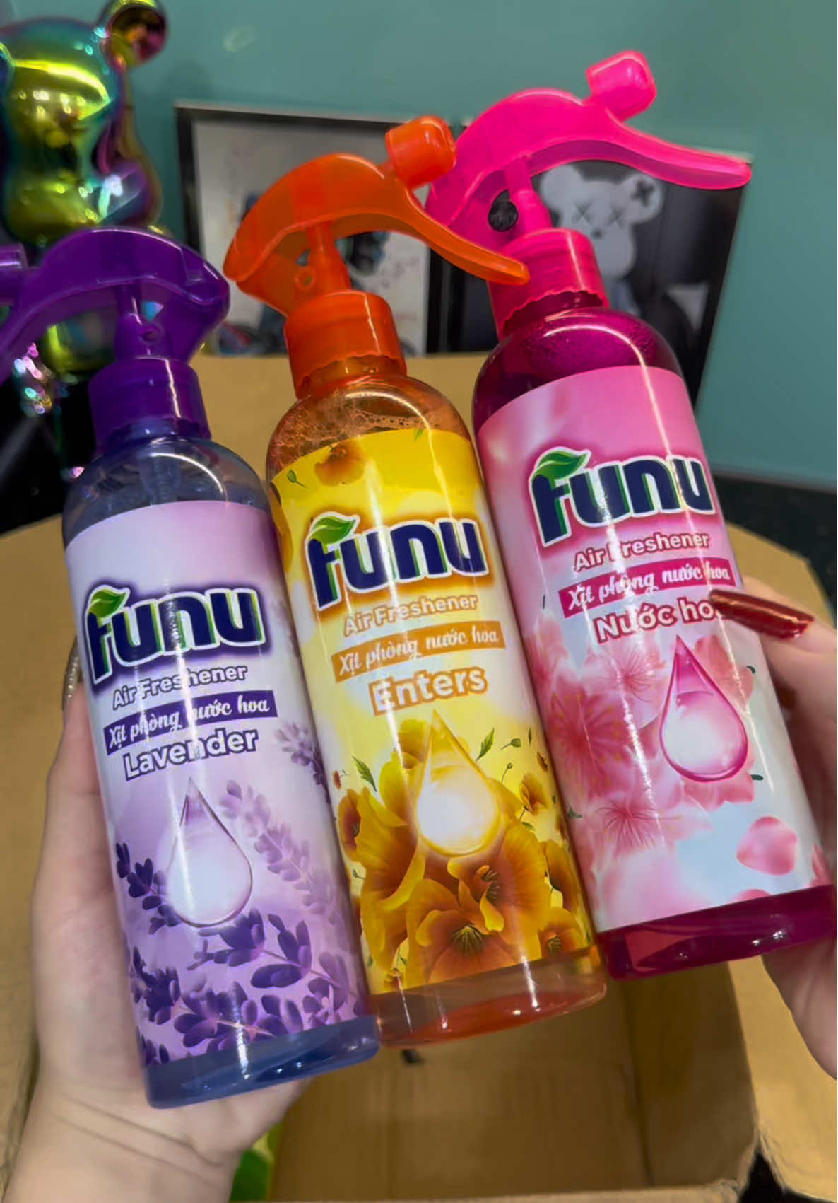 Xịt phòng tinh dầu nước hoa Funu #emkieutaphoa #xitphong #xitphongtinhdau #funu #xitphongfunu