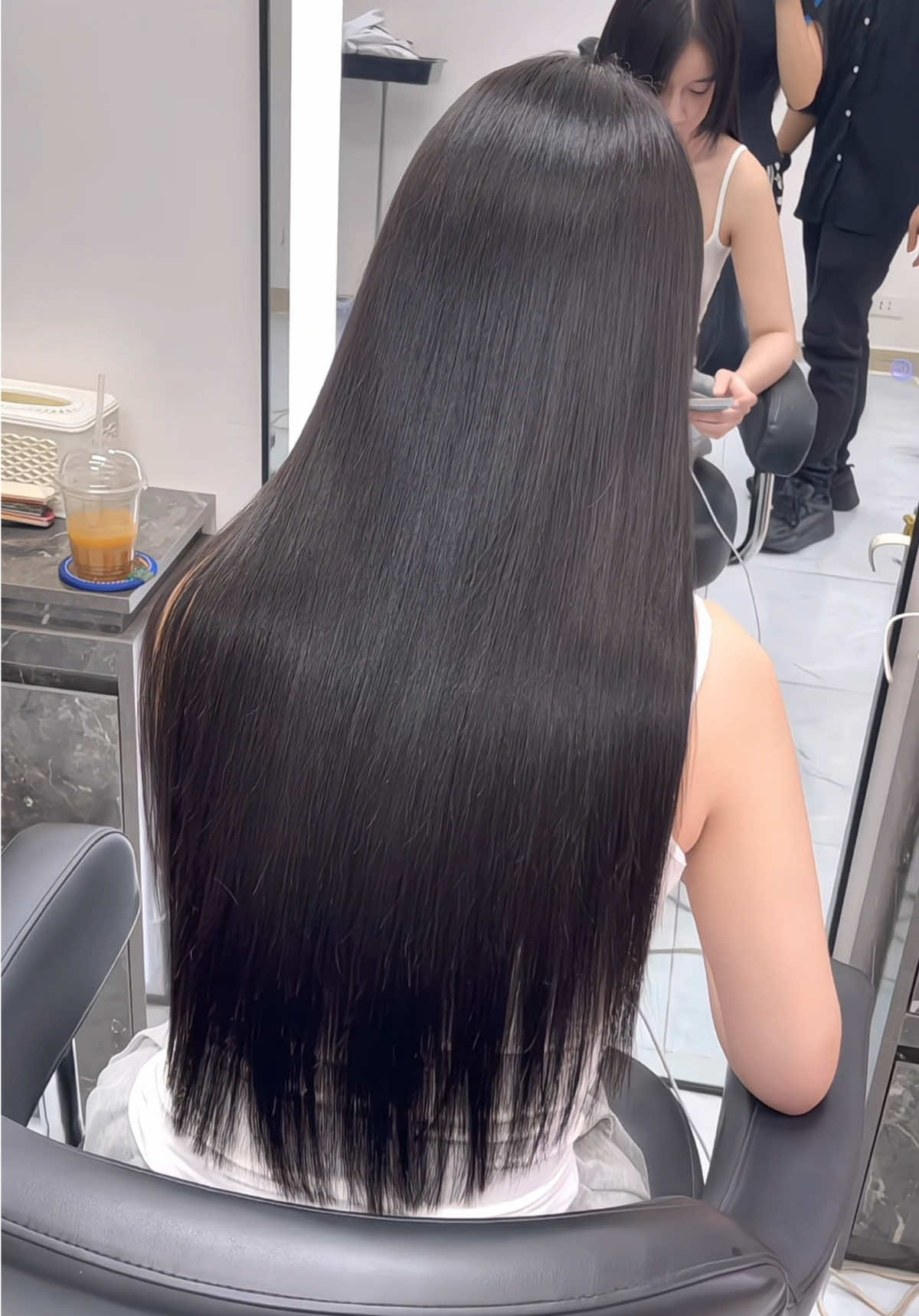 Tóc thì Đẹp Nàng thì xinh 🥰 #nối_tóc #nối_tóc_tại_nhà #xuhuong 