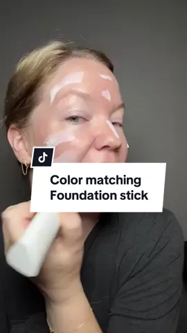 Color matching foundation stick with Korean skincare #colormatching #foundation #agingskin #koreanskincare #colormatchingfoundation 