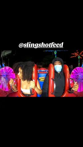 Part 30 | Crazy slingshot ride >>make sure yall follow up!!  #fypシ゚ #slingshot #ride #viralvideo #foryoupage