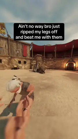 Double leg takedown goes crazy(that was me btw)#bladeandsorcery #finishers #vr #brutal #gaming #awesome #combat #fyp 