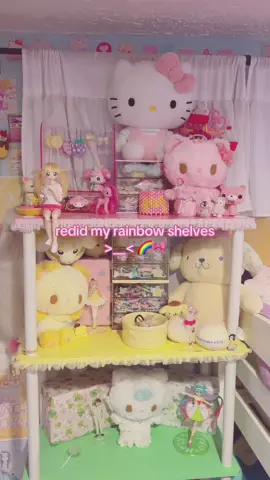 the shelves r from amazon nd i painted them btw :3c #kawaiiroom #kawaiiroomdecor #kawaiicollector #mewkledreamy #wonderfulprecure #sanriocore #cutecoreroom #harajuku #yumekawaii #yumekawa #fairykei #kawaii #kawaiicore   #decorakei #cutecore #cutecore🎀🦴🍮🐾 (cutecore tags for reach only) #japanesefashion #jfashion #2010s #2010sfashion #altfashion #alternative #alternativefashion 