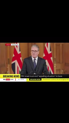 Do you think he’s made the right decision? Do you think he’s too late? #gaza #palestine #unitedkingdom #israel #fyp #london #starmer #uktiktok #stateofpalestine 