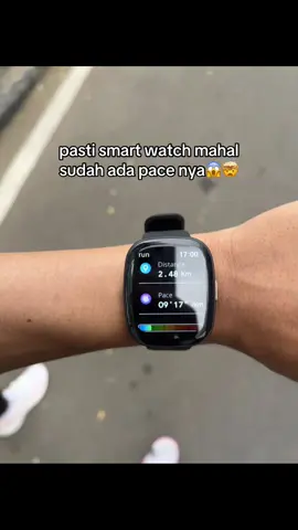 padahal harganya lagi promo #smartwatchviral #smartwatchrunning #Running #fyp 