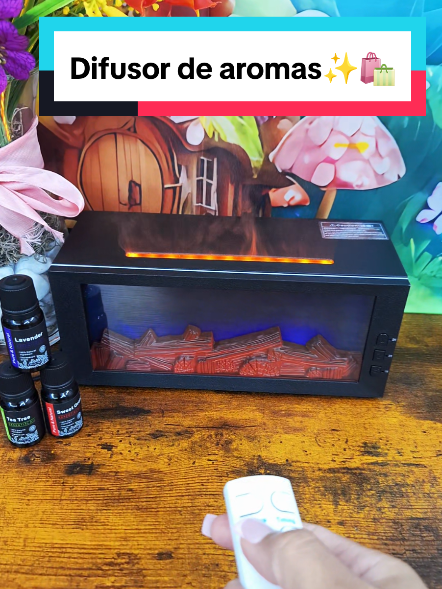 Gracias a este difusor de aromas mi casa huele siempre delicioso✨️🛍 #difusordearomas #diffuser #diffuseroil #humidifier #humidificador #aromas #difusor #difusores #homedecor #homeaccessories #homegadgets #flashsale #Fireplace #Aroma #tiktokshop #tiktokshopcreatorpicks 