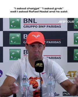 PERIOD 😌  @Rafael Nadal #TennisTiktok #tennis #rafanadal #chatgpt #grok 