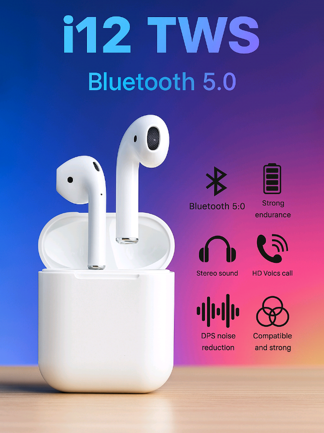💥 Tenha liberdade total com o Fone de Ouvido i12 TWS Bluetooth 5.0 Touch! Com conexão rápida, toque inteligente, qualidade de som estéreo e redução de ruído, ele é perfeito para ouvir músicas, atender chamadas e se movimentar sem fios. Com design moderno e compatível com Android e iOS, ele entrega praticidade e estilo no dia a dia. Tudo isso com preço especial por tempo limitado! 🛍️🔥 🎧 Conecte-se com qualidade. Ouça com liberdade. #FoneBluetooth #i12TWS #SomEstéreo #Bluetooth5 #fone  #PromoçãoRelâmpago #Tecnologia #Inovação #SomDeQualidade #FoneSemFio #OfertasOnline #fyp 
