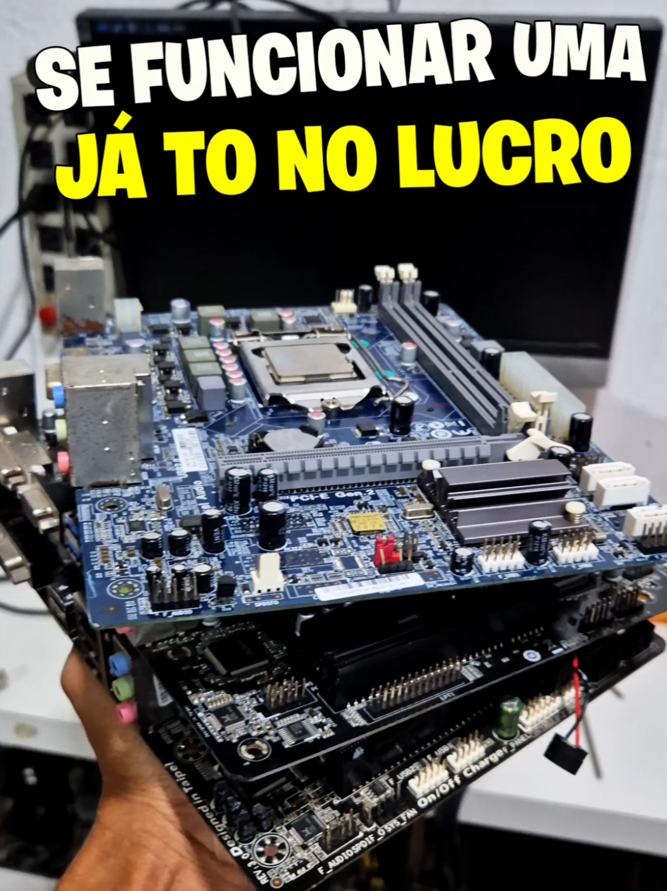 TESTE DAS PLACAS E O PS2, SE UMA PLACA FUNCIONAR JÁ  ESTOU NO LUCRO !