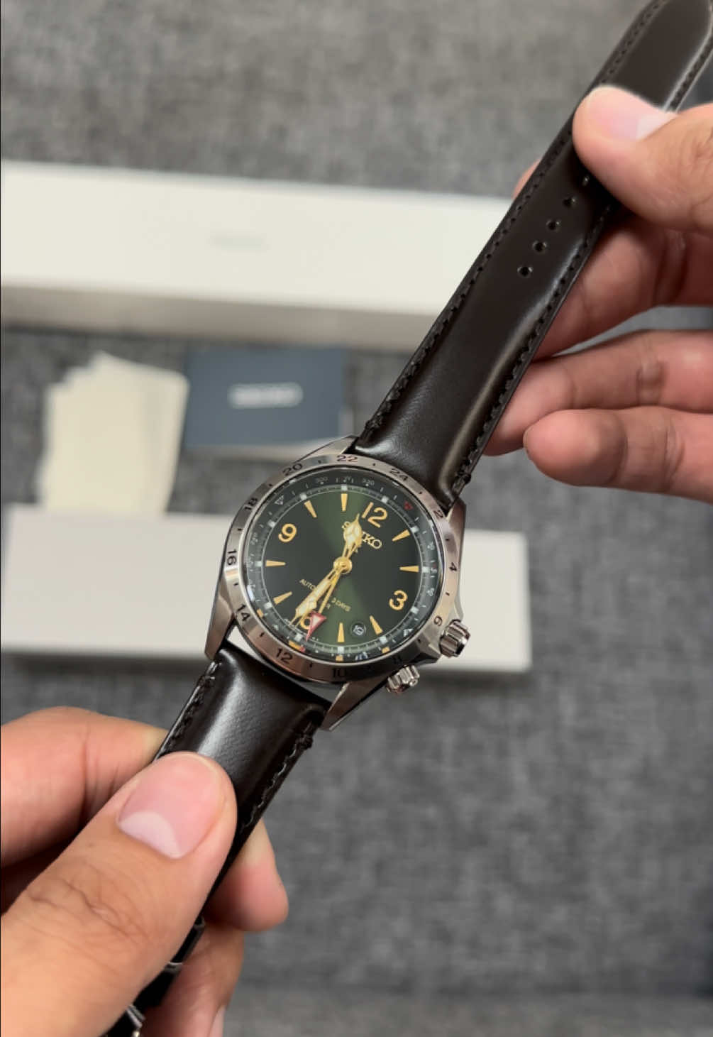 Brand New SBEJ005 “Alpinist GMT”  #hevelwatches #watch #fyp #seiko #seikowatches #alpinist #seikoprospex 
