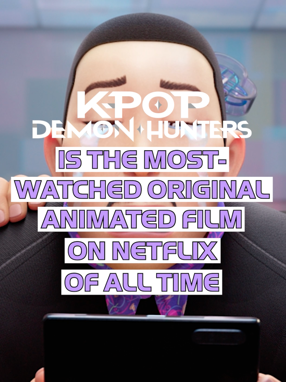 It's official. #KpopDemonHunters is Netflix’s most-watched original animated film of all time!