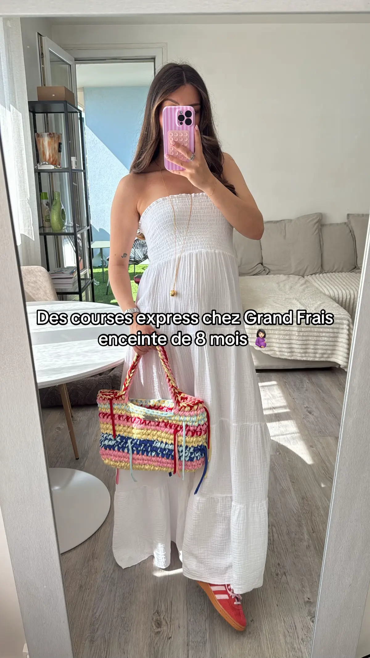 #retourdecourses #pregnantlife 