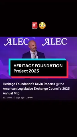 #heritage #foundation  #project2025 #kevinroberts #nextsteps #politok #287gprogram #yellow #danger #payattention 