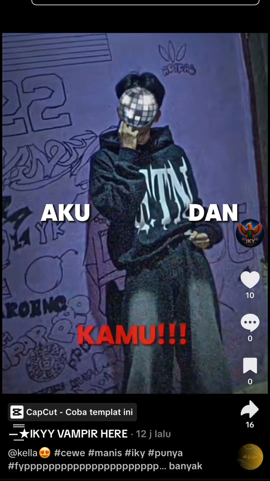 Salam hormat bau @—͟͞͞★IKYY VAMPIR HERE 