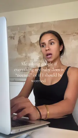 Please tell me I’m not the only one that googles EVERYTHING about my baby 😅 #concernedmom #momlife #momlifebelike #MomsofTikTok 