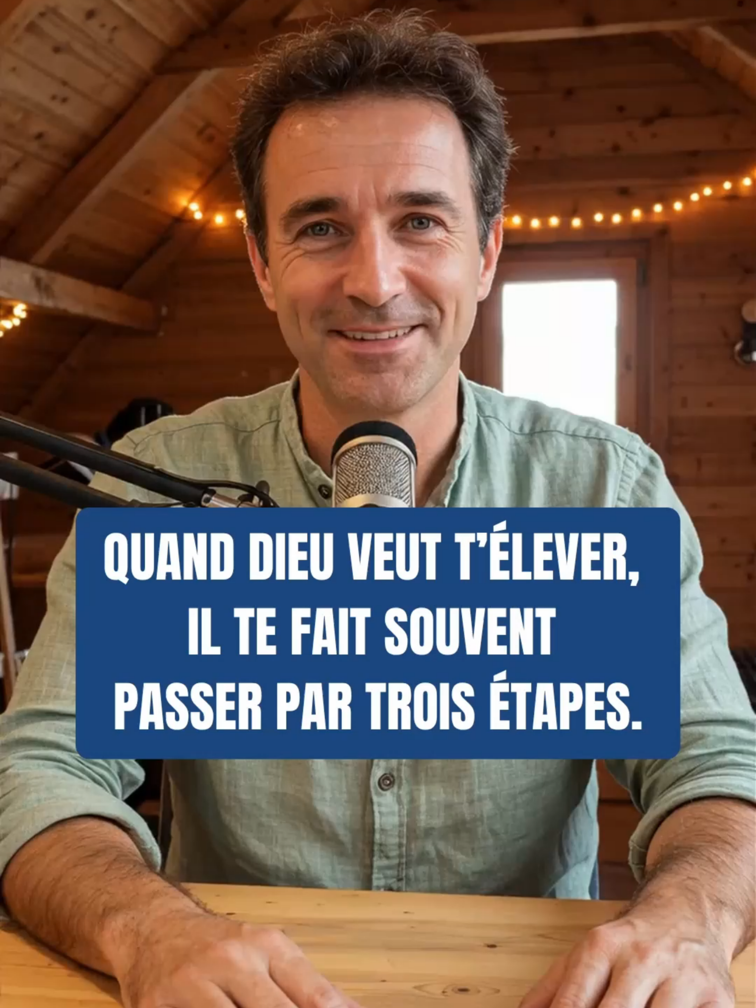 Quand Dieu veut t’élever, Il te fait souvent passer par trois étapes.--------------------------------- #tiktokchretien #Jésus #dieu #foi #labible