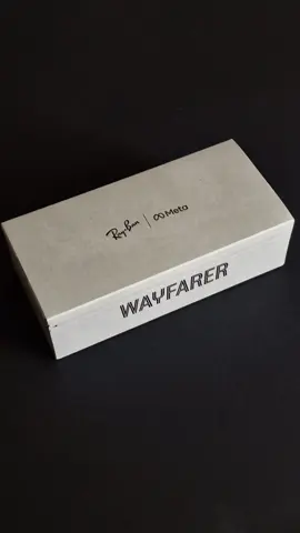 Unboxing the @raybanmeta Wayfarer Matte Black #rayban #raybanmeta #raybanmetaglasses 